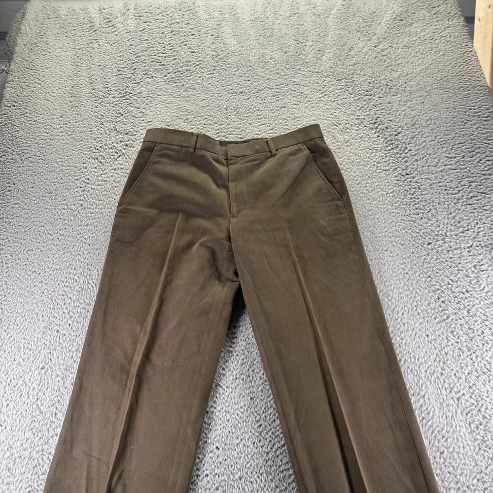 Banana Republic Pant Mens‎ 33x32 Brown Cotton Dress Straight Leg Formal Business
